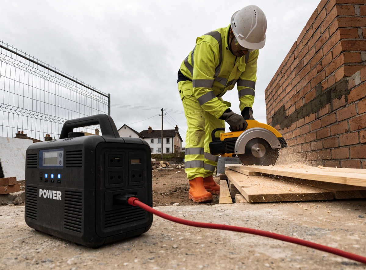 Portable Power Station 1000 – in use