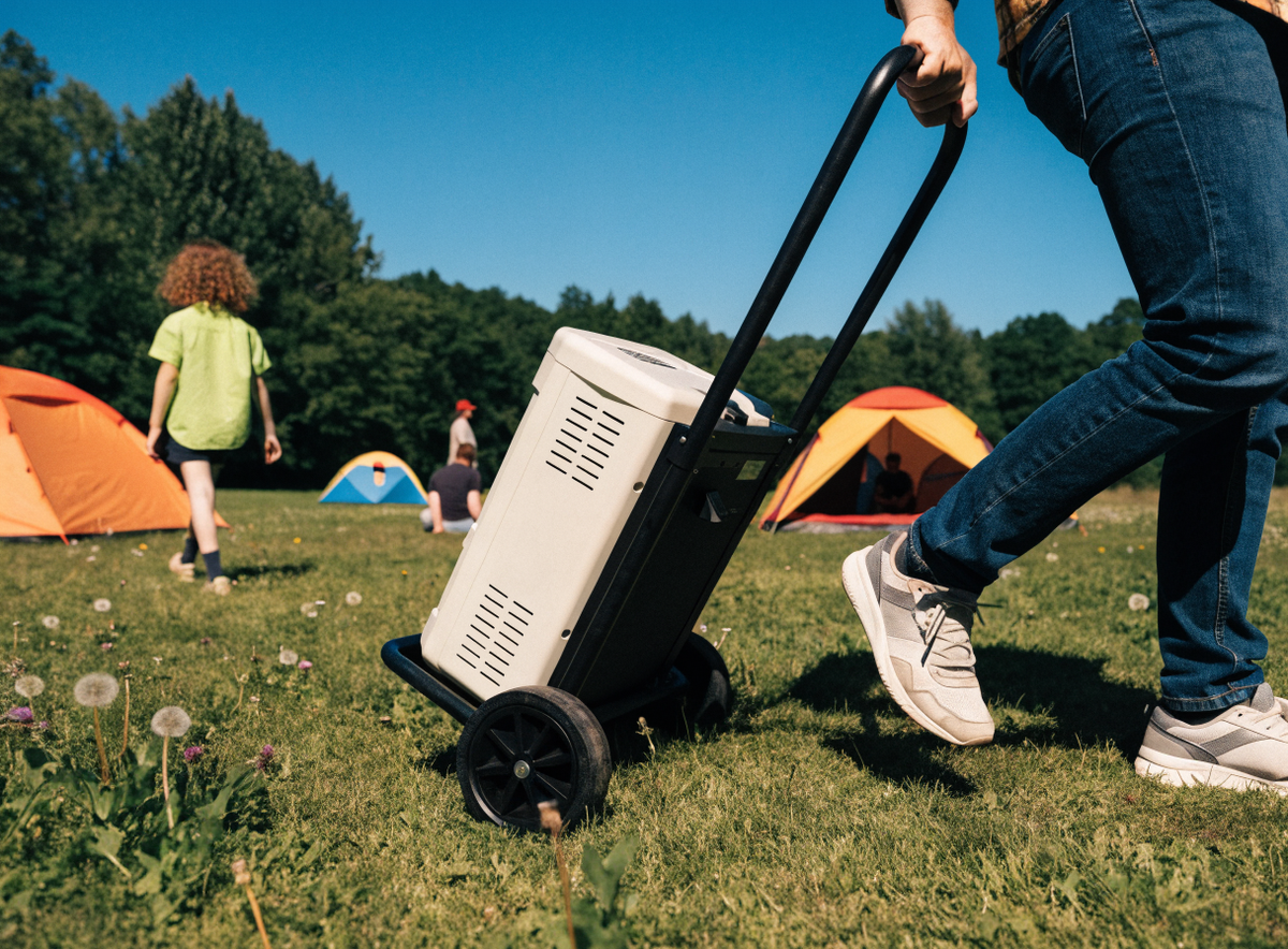 Portable Power Station 2500 – in use